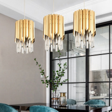 New luxury modern gold crystal chandelier for hotel